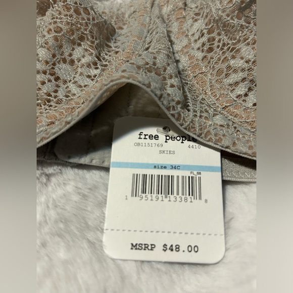 NWT Free People Bra 34C - Picture 3 of 3